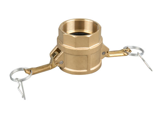 Brass type D camlock coupling